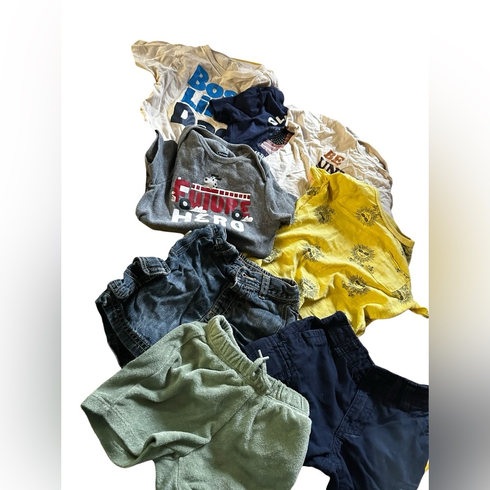 12-18 month boys summer bundle of 8 items